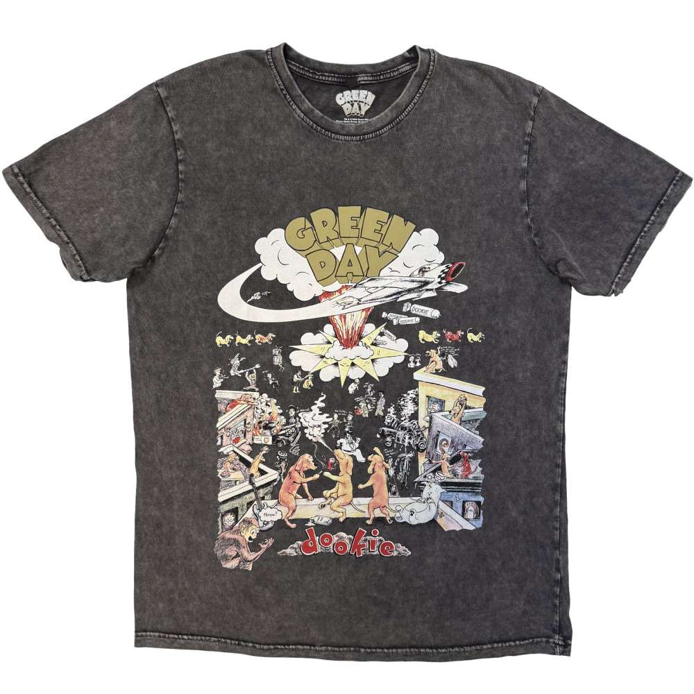 Green Day - 1994 Tour Mens Tshirt - Grey